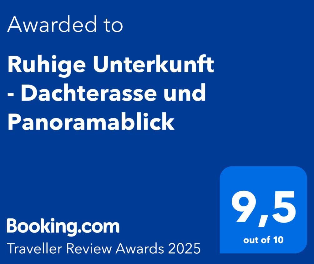 Ruhige Unterkunft - Dachterasse Und Panoramablick Warstein Eksteriør bilde